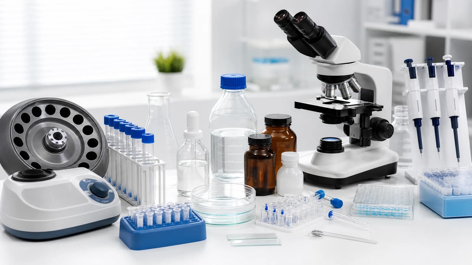 Laboratory equipment and consumables arranged for catalogue browsing